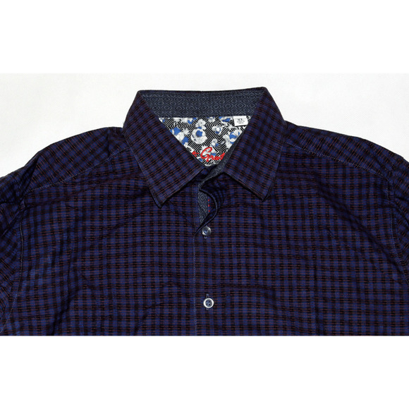 Robert Graham Classic Fit Men's Long Sleeve Button Front Flip Cuff Shirt Size XL - Picture 4 of 10